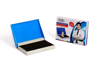 Ajanta Plastic Material Blue BIG SIZE STAMP PAD EVANTA 368, For Stamping - Scoffco