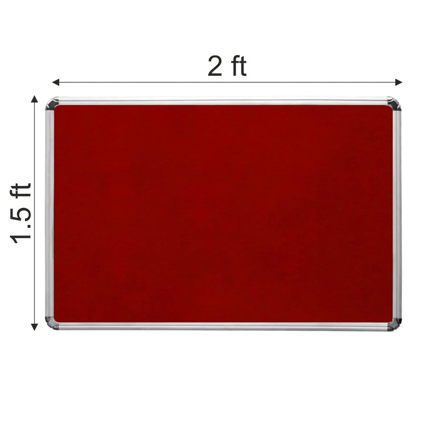 Digismart Noticeboard Nova Channel (Maroon) for Office, Home & School Aluminum Frame (Pack of 1) (Non Magnetic) - Image #4