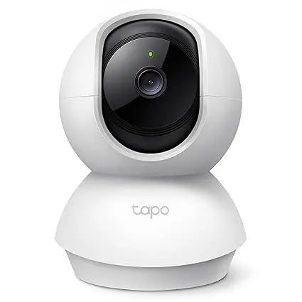 Tapo TP-Link C200 360° 2MP 1080p Full HD Pan/Tilt Home Security Wi-Fi Smart Camera| Alexa Enabled| 2-Way Audio| Night Vision| Motion Detection| Sound and Light Alarm| Indoor CCTV White - Image #1