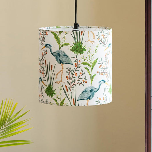 ExclusiveLane 'Ostrich Sanctuary' Pendant Hanging Light for Living Room (8.1 Inch) | Handcrafted Pendant Light for Ceiling Light for Living Room Hangi