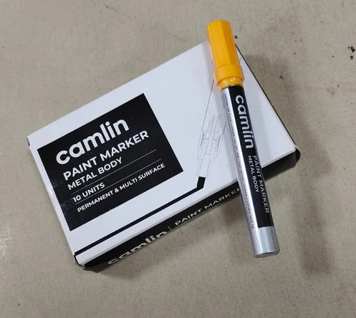 Yellow Round Camlin Paint Marker