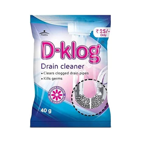 D-Klog Drain Cleaner Powder, 40gm