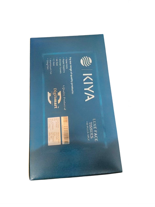 KIYA FACE TISSUE LUXE 100 PULLS Eco-Friendly & Premium Quality