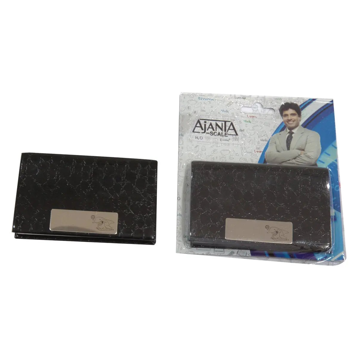 Ajanta Card Holder 907 (1 Pcs.) Credit Card Holder Debit Card Holder Business Card Holder Visiting Card Holder Visiting Card Case Black Card Holder Leather Card Holder ATM Card Holder Magnetic Closure - Image #2