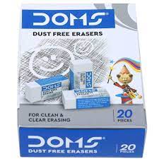 DOMS ERASER PACK OF 20 PCS