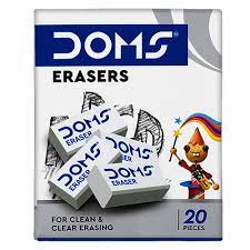 DOMS ERASER PACK OF 20 PCS