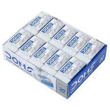 DOMS DUST FREE ERASER PACK OF 20 PCS