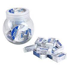 DOMS DUST FREE ERASER JAR PACK 20 PCS