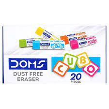 DOMS CUBO DUST FREE ERASER 20 PCS PACL