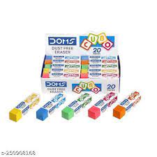 DOMS CUBO DUST FREE ERASER 20 PCS PACL