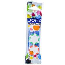 DOMS NEON JUNIOR HEX ERASER