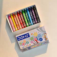 DOMS WAX CRAYONS 12 Shades