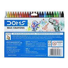 DOMS JUMBO WAX CRAYONS 24 SHADES