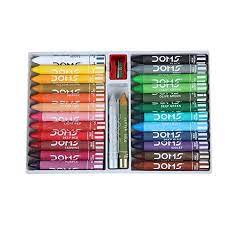 DOMS JUMBO WAX CRAYONS 24 SHADES