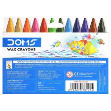 DOMS TRI JUMBO WAX CRAYONS 13 SHADES