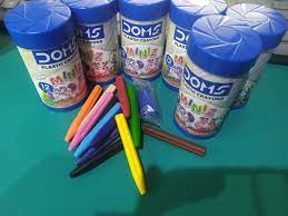 DOMS 12 shades MINIZ PLASTIC CRAYONS