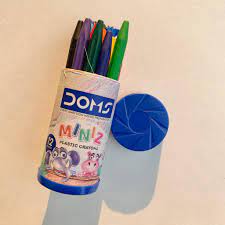 DOMS 12 shades MINIZ PLASTIC CRAYONS