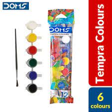 DOMS TEMPERA COLOUR 6 SHADES