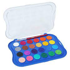 DOMS WATER COLOR CAKES 24 SHADES (30MM)