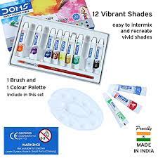 DOMS WATER COLOR TUBE 12 SHADES