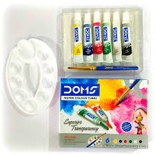 DOMS WATER COLOR TUBE 6 SHADES