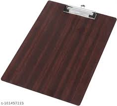 Kebica Durable  Wood Clipboard for School & Office with Low Profile Clip  9 x 13 inches)