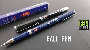 Flair Ink Line Ball pen [Blue ink] [Pack of 20] 0.6mm Long Point