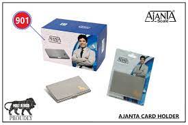 Ajanta Card Holder 901 (3 Pcs.) Credit Card Holder Debit Card Holder Business Card Holder Visiting Card Holder Visiting Card Case ATM Card Holder Stainless Steel Card Holder - Scoffco