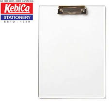 Kebica Transparent Clipboard Exam Pad