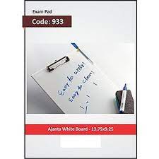 Ajanta White Board Exam Pad NO 933 printed exam board - Scoffco