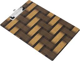 Kebica Durable  Wood Clipboard for School & Office with Low Profile Clip  9 x 13 inches)