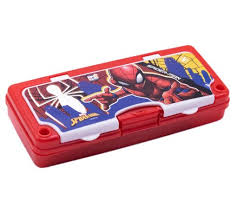 SKI Champion White Board Marker Avengers Art Plastic Pencil Box (Avengers)