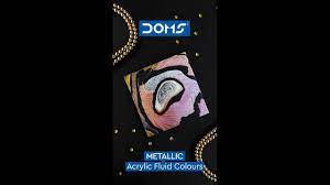 DOMS METALLIC FLUID ACRYLIC COLOUR