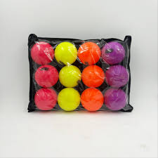 PVC WIND BALL 12 PIECES TRANSPARENT POUCH, Size: Full