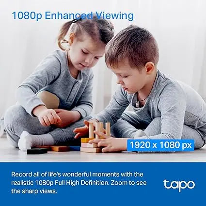 Tapo TP-Link C200 360° 2MP 1080p Full HD Pan/Tilt Home Security Wi-Fi Smart Camera| Alexa Enabled| 2-Way Audio| Night Vision| Motion Detection| Sound and Light Alarm| Indoor CCTV White - Image #5