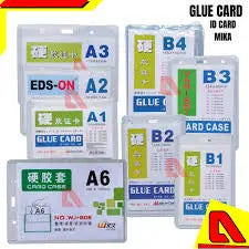 Digismart Glue Cards ( Pack of 50 Pcs) Clear  ID Card Name Badge Holder Waterproof for Offices, Schools, Conferences, Seminars - Image #5