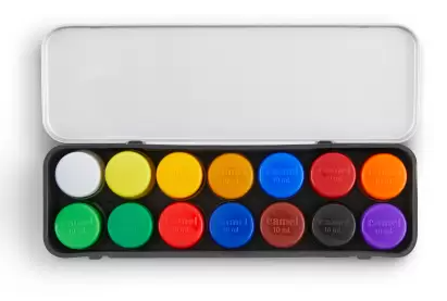 Plastic Crayons | Camlin | 14 Shades | Extra Smooth & More Bright