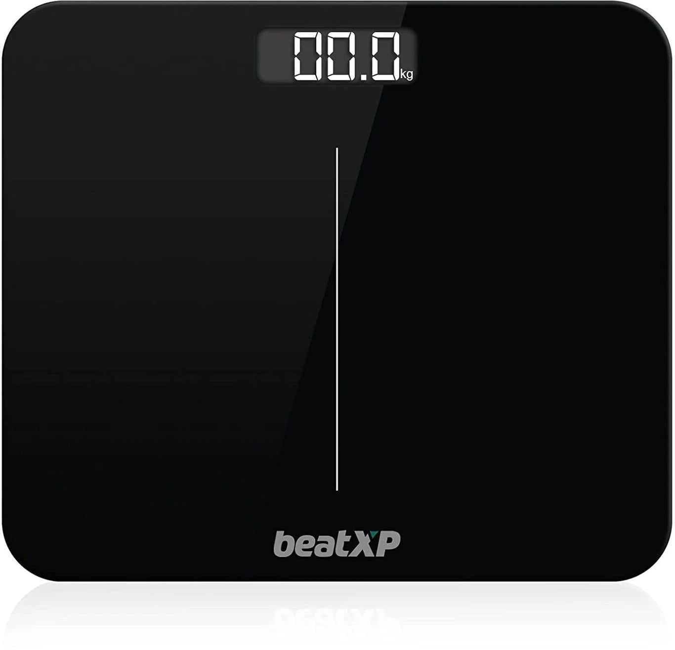 beatXP Gravity Elite Digital Weighing Scale for Body Weight with 6 mm Thick Tempered Glass | Electronic Weight Machine with High Precision Sensors & Backlit LCD Panel |
