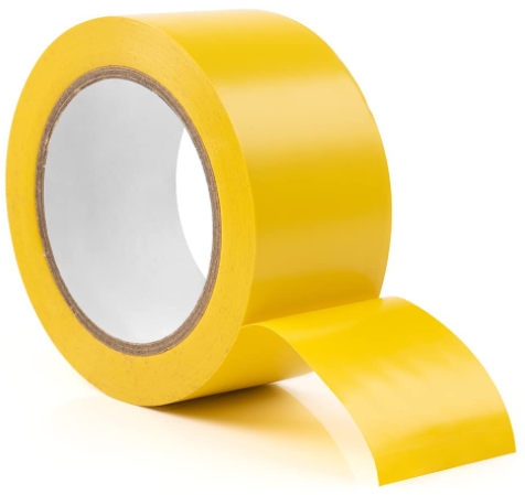 DIGISMART Floor Marking Tape for Athletics and Social Distancing, Floor Marking Tape 2" Inch 15 Mtr Strong & Best in Quality (BOX )