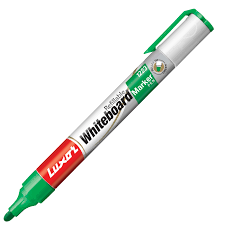 Luxor 1223 Refillable White Board Marker - Multicolor