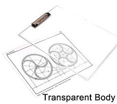 Ajanta Expert Transparent Unbreakble Exam Board No. 1034 - Scoffco