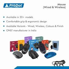 ProDot Quad(Made in India) Wireless Mouse, 2.4GHz with Nano receiver, 4 buttons (Matte)