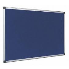 DIGISMART® 1 X 1.5 feet Premium Material Notice Pin-up Board/Pin-up Board/Soft Board/Bulletin Board/Pin-up Display Board for Office, Home & School uses, (Blue, Pack of 1)