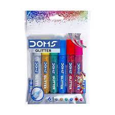 DOMS GLITTER COLOR TUBES 5.5ML 6 SHADES