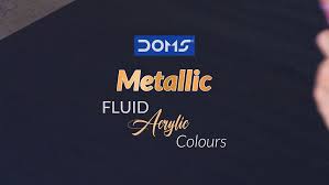 DOMS METALLIC FLUID ACRYLIC COLOUR