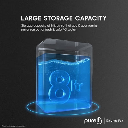 Pureit Revito Pro 8 litres RO+MF+UV Water Purifier (SD)