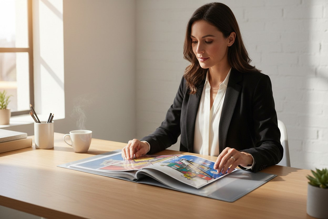 Display Book File Folder, A4 Size 20 Pockets, File Folder for Documents (TRANSPARENT)