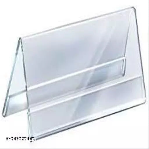 Kebica Name Plate Acrylic A-shape 2-Side for Display