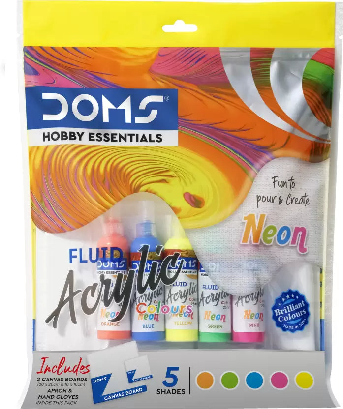 DOMS NEON FLUID ACRYLIC COLOUR