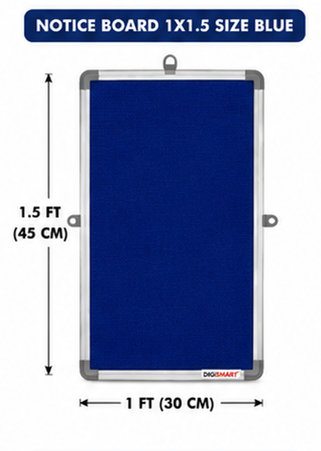 NOTICE BOARD BLUE 